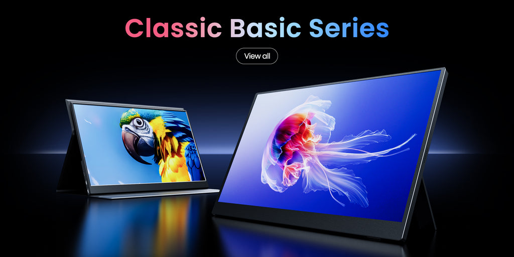 ZSCMALL Portable Monitor 15.6" 1080P IPS , Laptop Screen, Second Computer Gaming Display with Speakers, Travel Monitor for Windows/Mac/Android/iOS/Gaming Console
