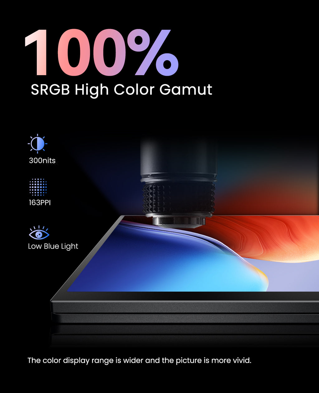 ZSCMALL 14''/15.6''/21.5''/23.8'' Portable Monitor FHD 1080P/2K/UHD 4K Upgrade - Ultra-Slim Portable Laptop Monitor with Kickstand - IPS Display for PC, MAC, Phone, Xbox, PS5 - USB C & HDMI